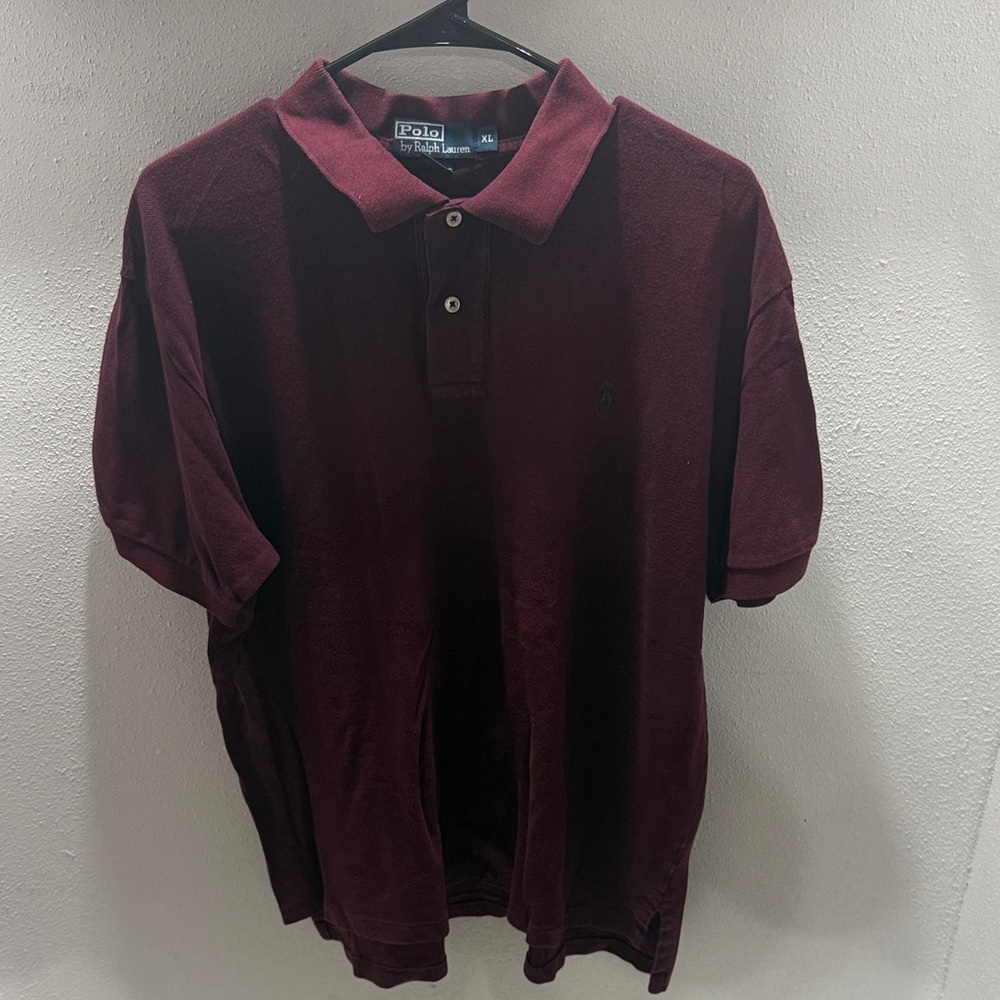 Polo by Ralph Lauren Deep Burgundy Polo Shirt